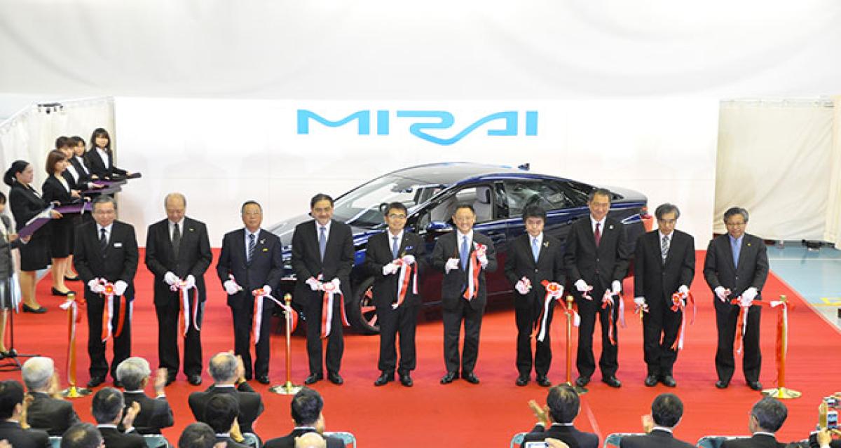 La production de la Toyota Mirai débute officiellement