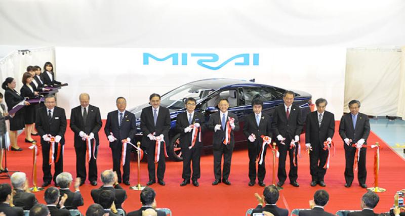  - La production de la Toyota Mirai débute officiellement