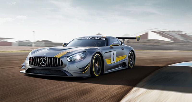  - Genève 2015 : la Mercedes AMG GT3 se dévoile