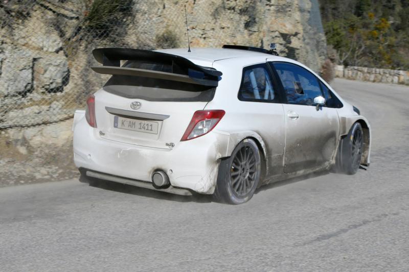 WRC : la Toyota poursuit ses tests 1