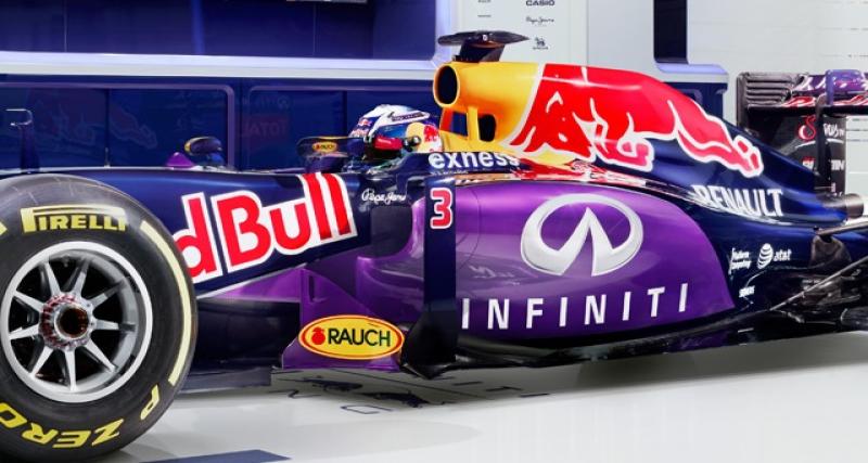  - F1 2015 : RedBull Racing dévoile (enfin) ses nouvelles couleurs