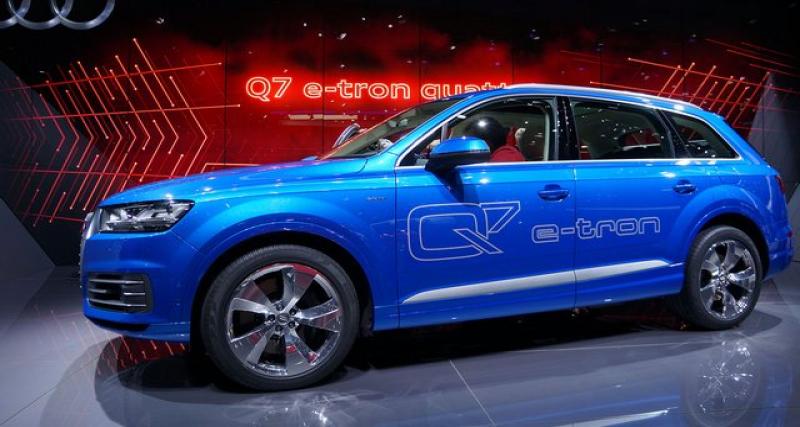  - Genève 2015 live : Audi Q7 e-tron quattro