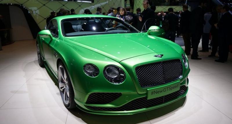  - Genève 2015 live : Bentley Continental GT Speed