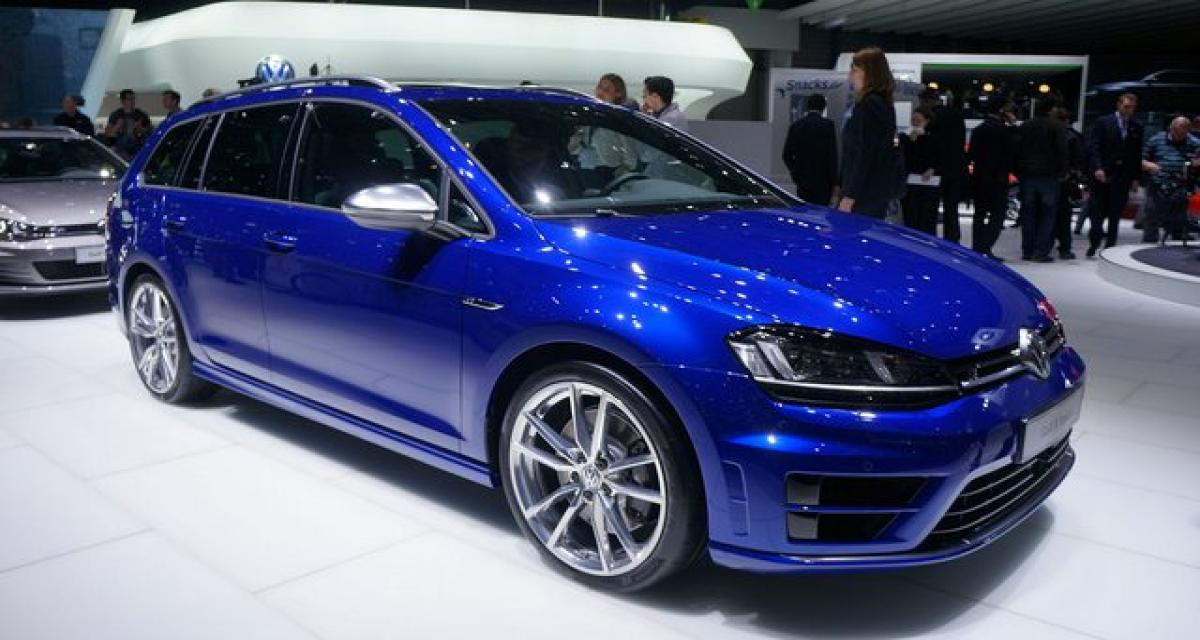 Genève 2015 live : Volkswagen Golf R Variant