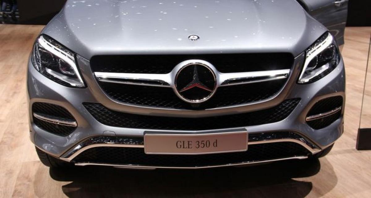 Genève 2015 live : Mercedes GLE Coupé
