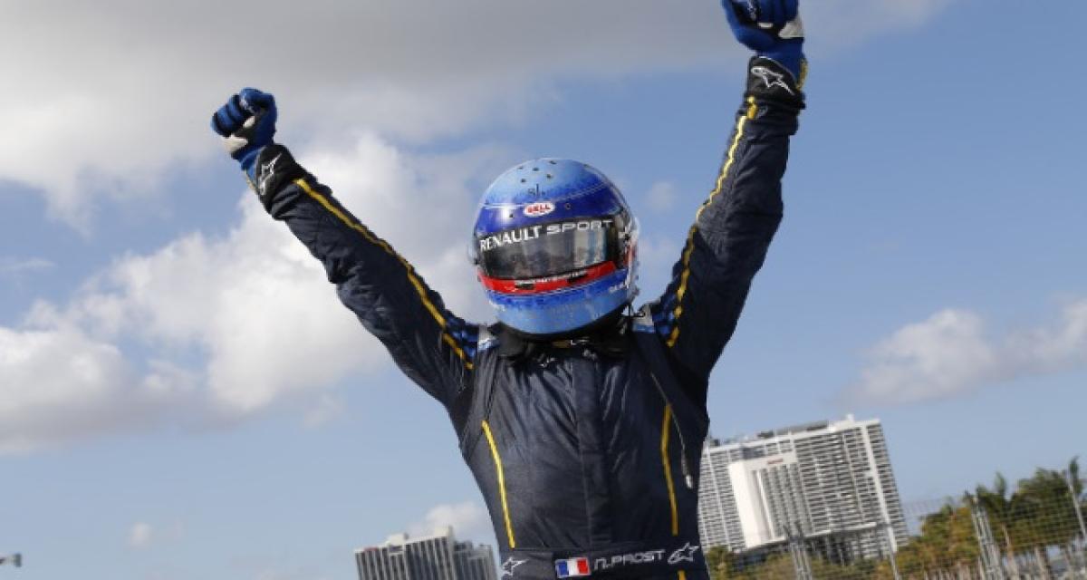 Formule E 2015 : Nicolas Prost s'impose à Miami et prend la tête du championnat