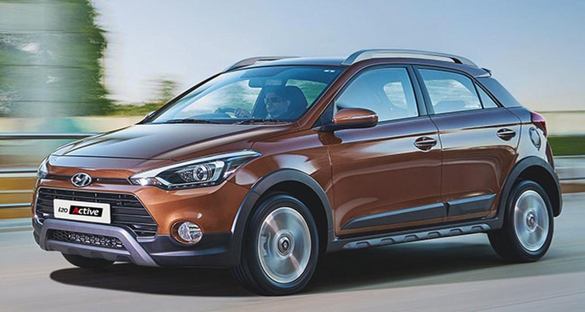 Hyundai i20 Active, pour l'Inde