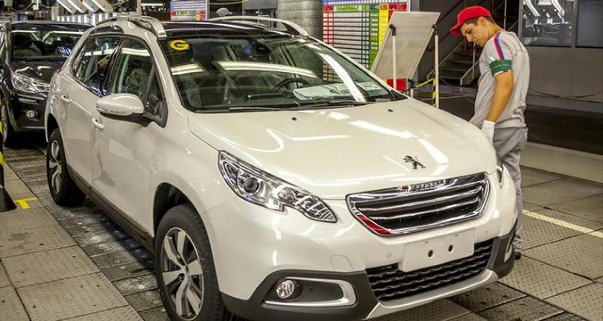 Brésil : début de production pour la Peugeot 2008