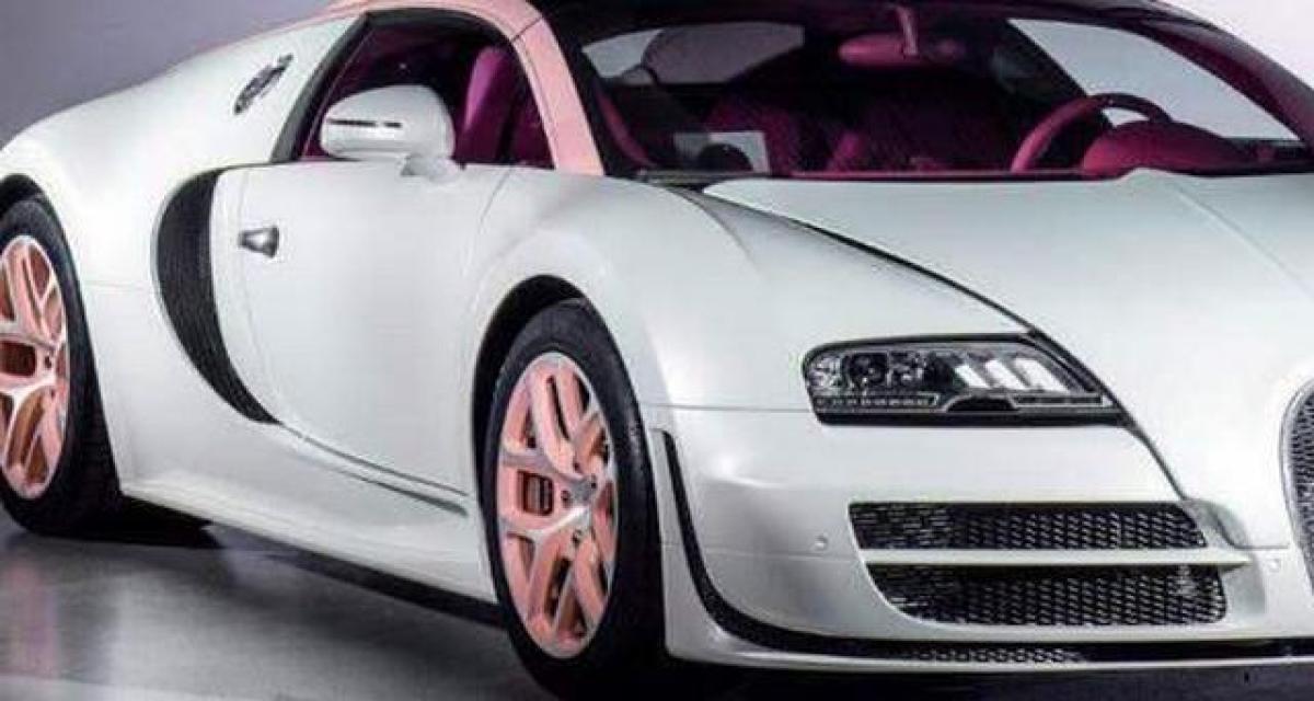 Bugatti Veyron Grand Sport Vitesse Cristal Edition : pink my car