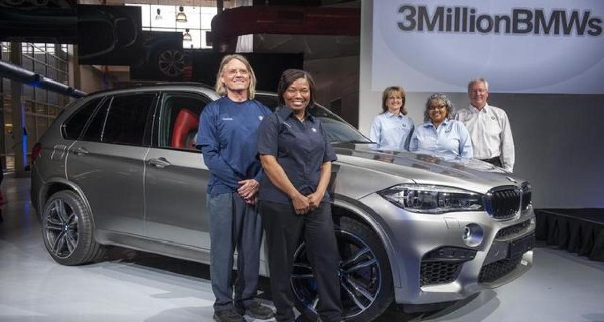 BMW Spartanburg : trois millions