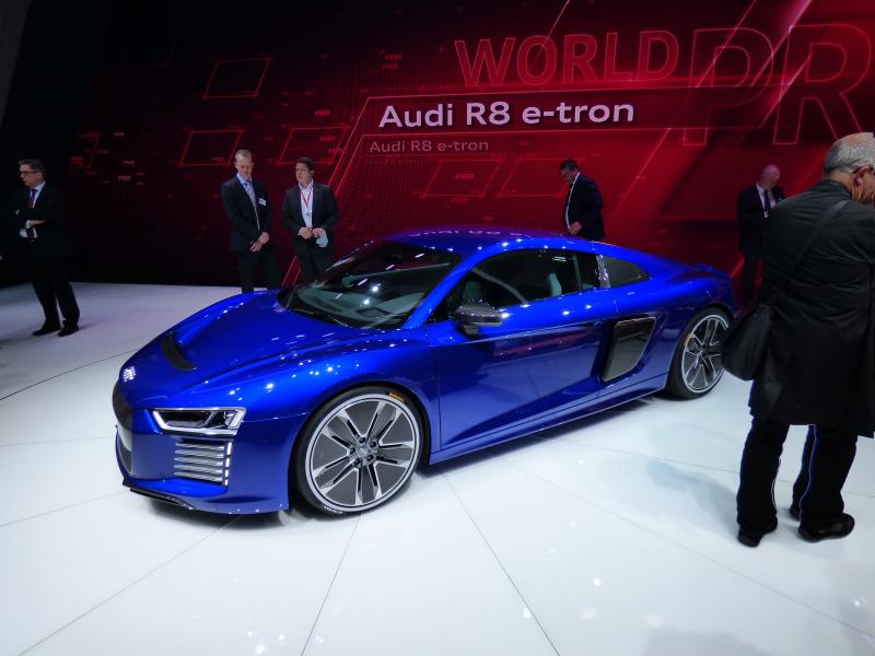 Genève 2015 live : Audi R8 e-tron 1