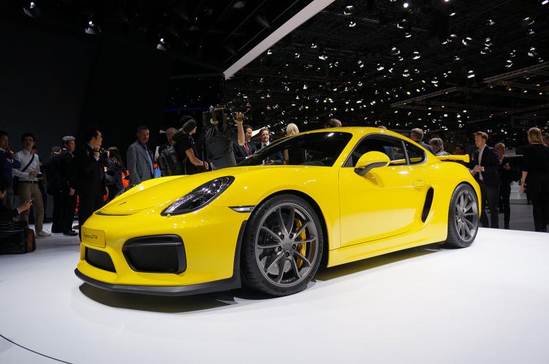  - Genève 2015 live : Porsche Cayman GT4 1