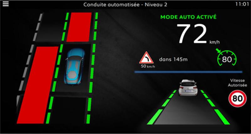  - La prochaine Peugeot 508 aura la conduite automatisée pour les embouteillages