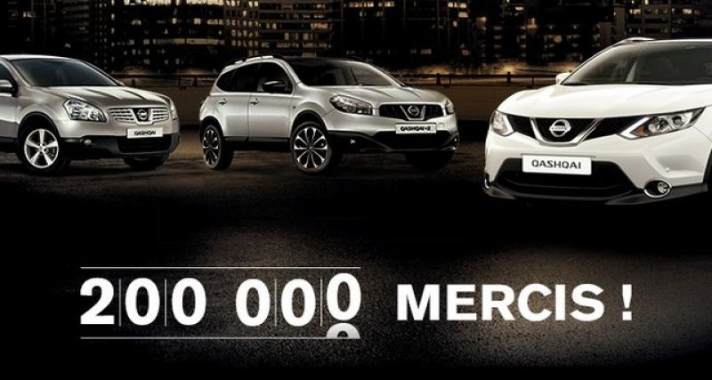  - 200 000 Nissan Qashqai en France