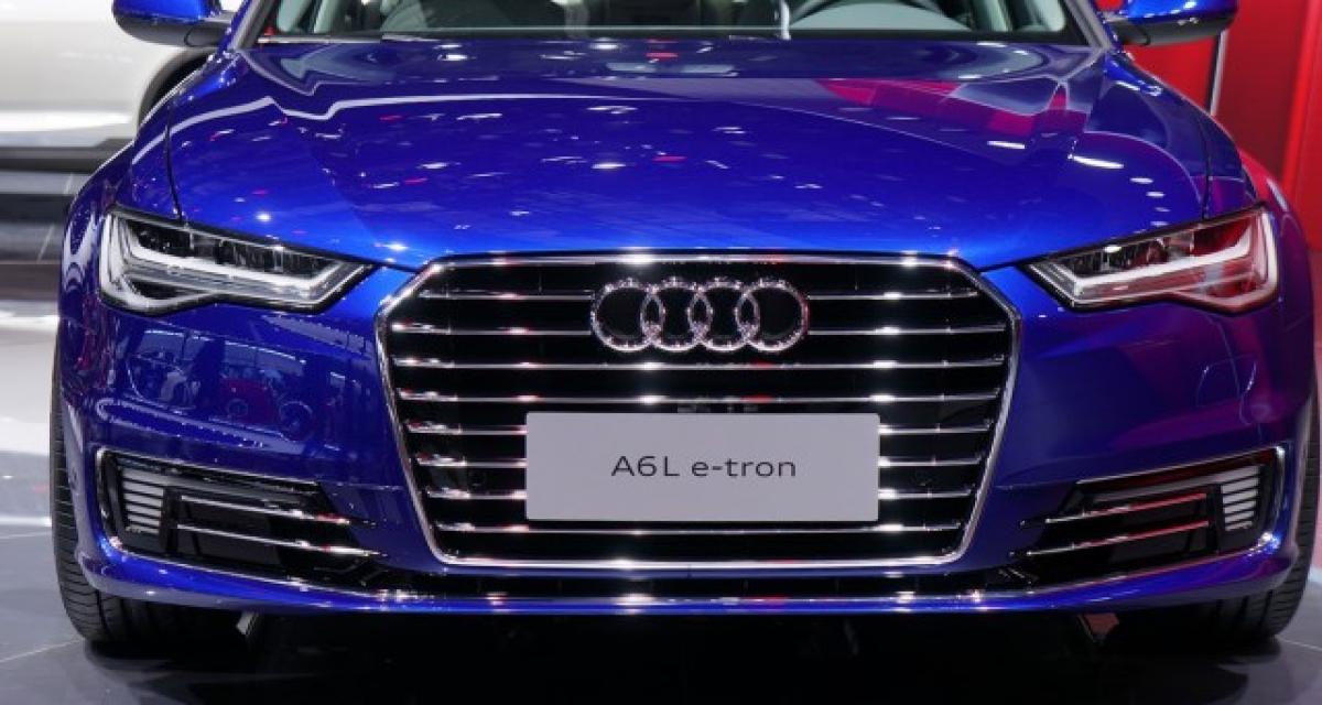 Shanghai 2015 live : Audi A6 L e-tron