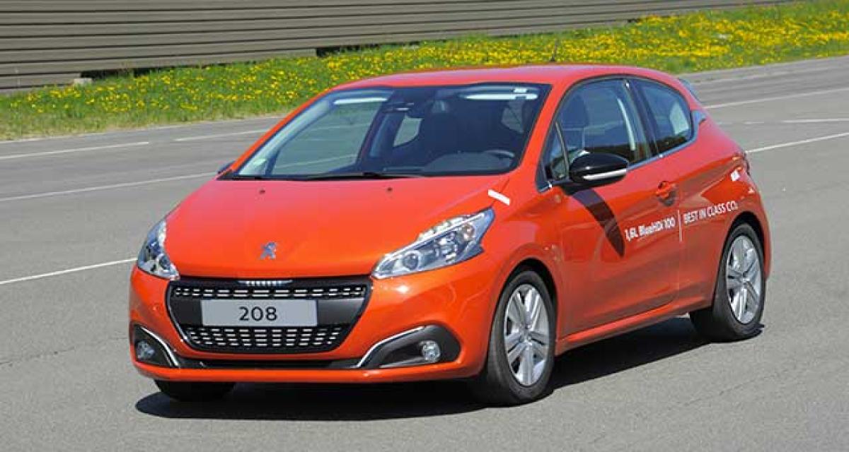 Peugeot bat un record de consommation avec la 208 BlueHDi