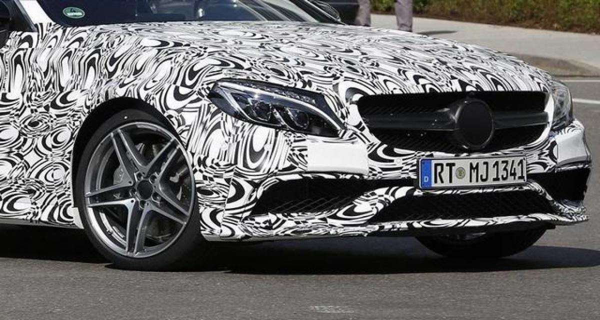 Spyshot : la Mercedes C63 AMG Coupé débusquée
