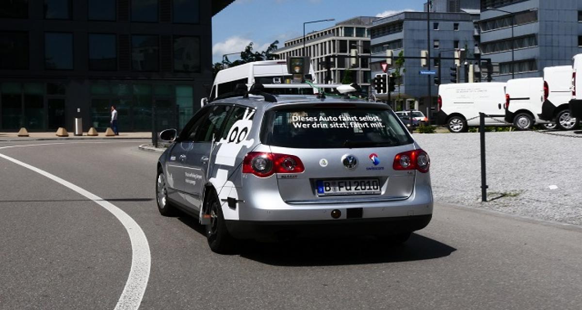 Swisscom teste un véhicule autonome en partenariat avec un laboratoire allemand