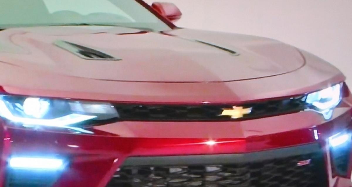 Chevrolet Camaro : premières fuites
