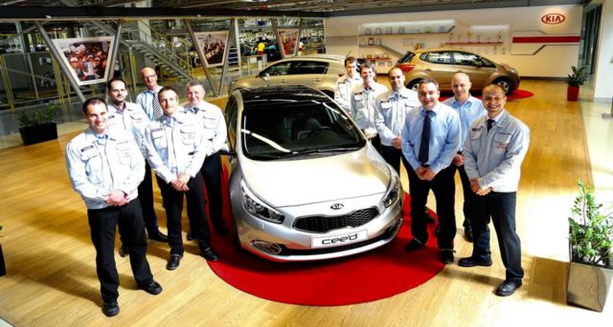 Kia cee'd : le million produit en Europe