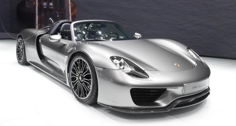  - Nouveau rappel pour la Porsche 918 Spyder
