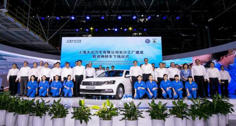  - 300 000 unités par an pour la nouvelle usine VW en Chine