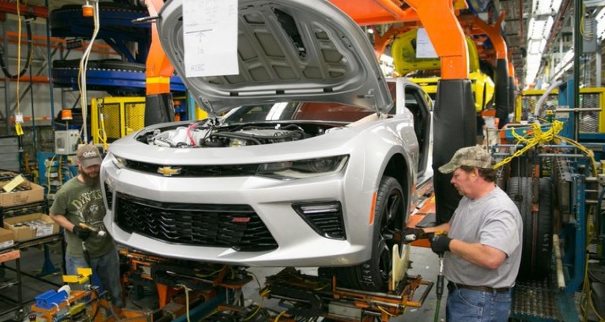 175 millions de dollars pour la Chevrolet Camaro