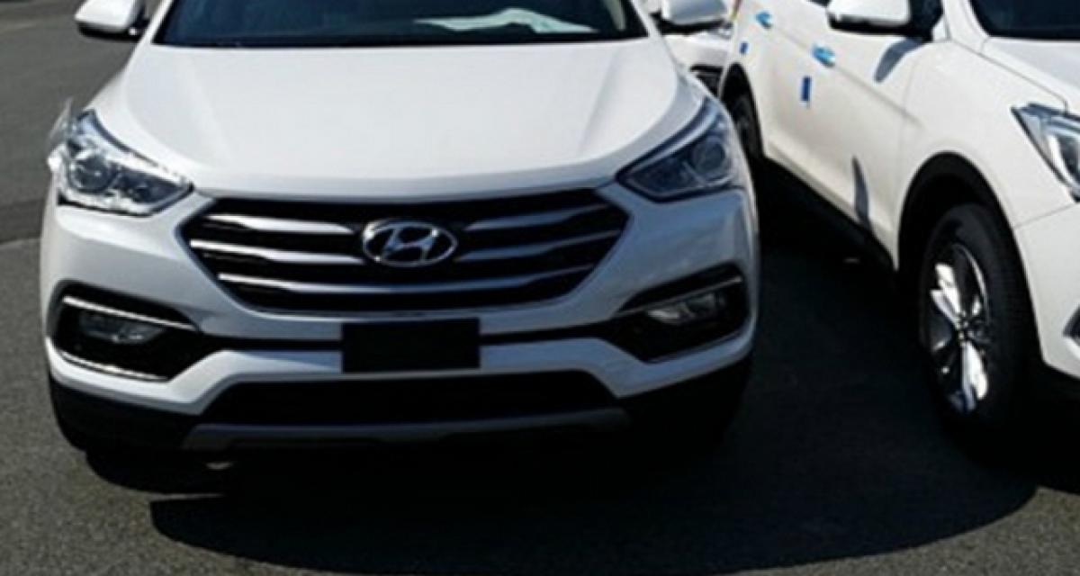 Spyshots : Hyundai Santa Fe restylée