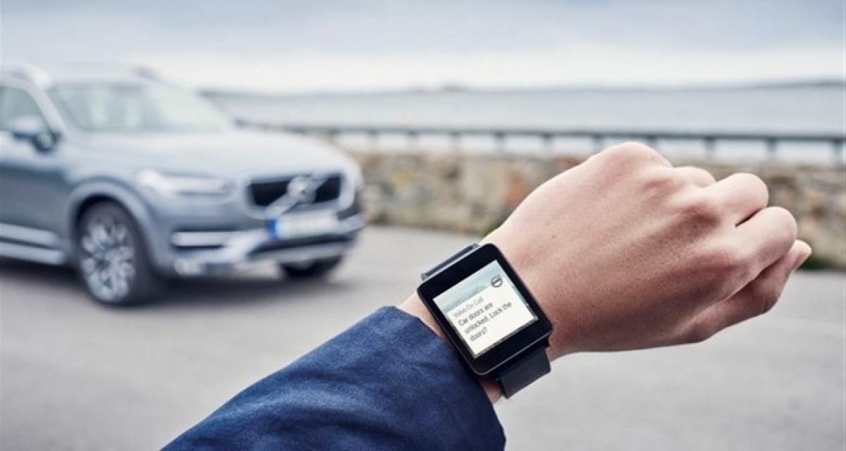 Volvo on Call : connectivité avec Apple Watch et Android Wear