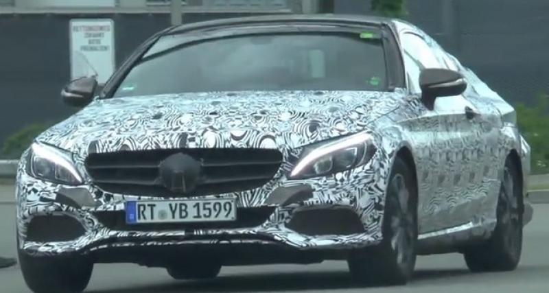  - Spyshot : revoici la Mercedes Classe C Coupé