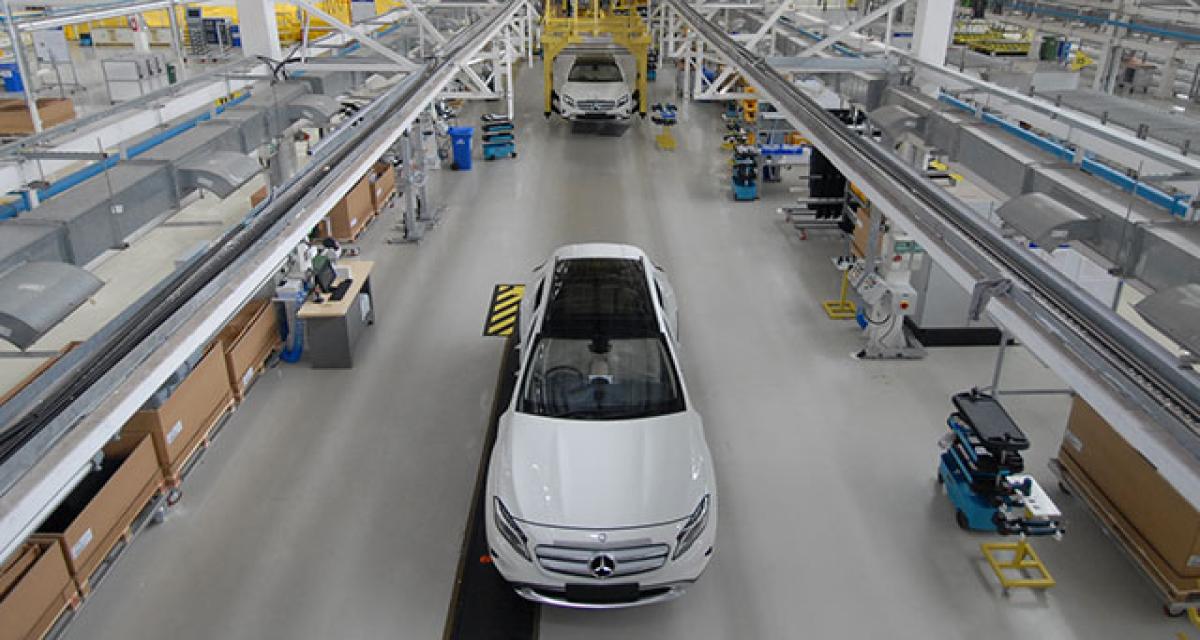 Mercedes lance la production du GLA en Inde