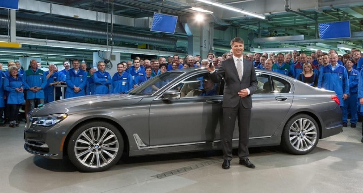 BMW Série 7 : production lancée