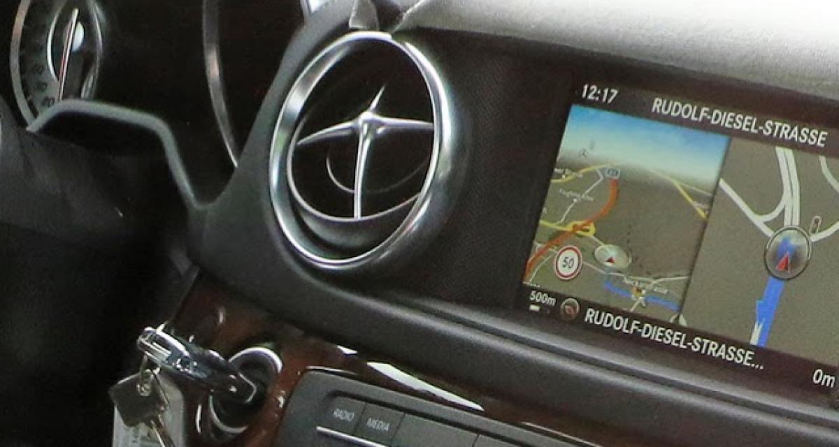 Spyshots : Mercedes SL restylé