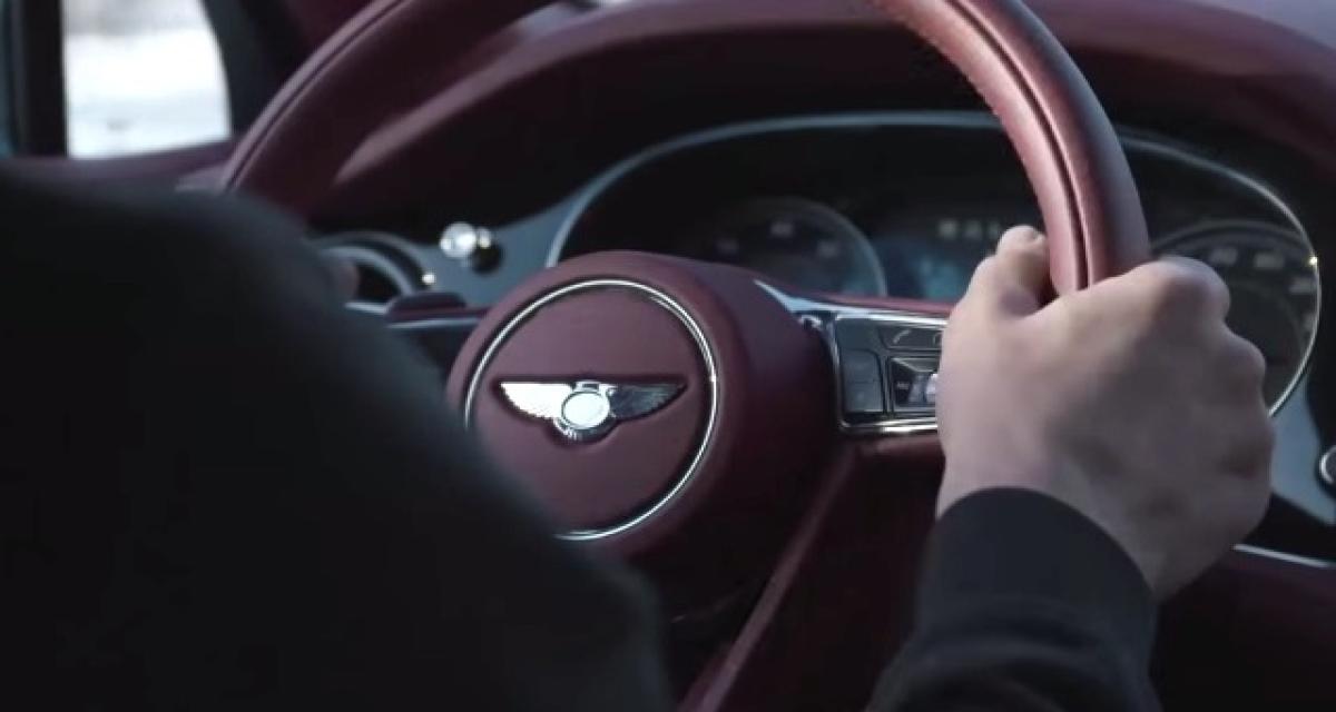 Bentley Bentayga : un teaser vidéo