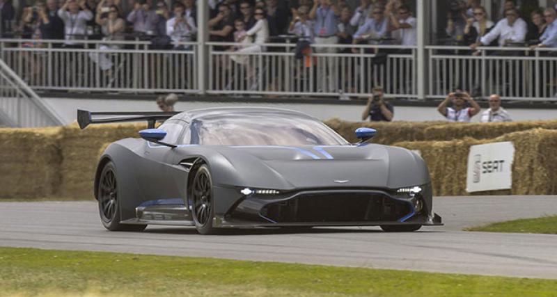  - Goodwood 2015 : Premiers tours de roues pour l'Aston Martin Vulcan