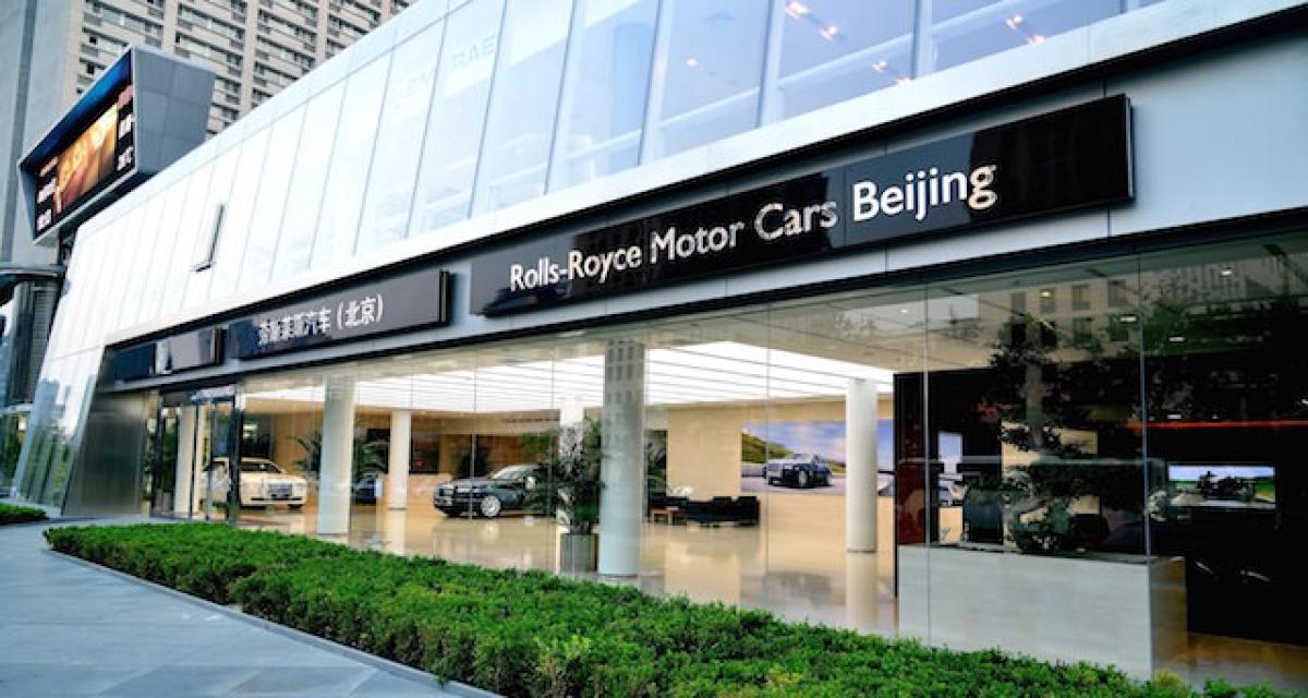 Baisse des ventes de Rolls-Royce en Chine