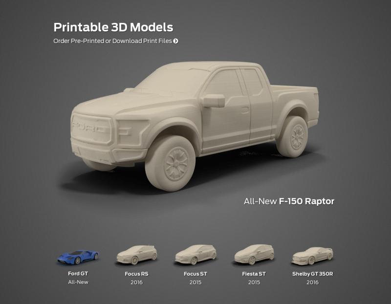  - Des Ford en impressions 3D 1