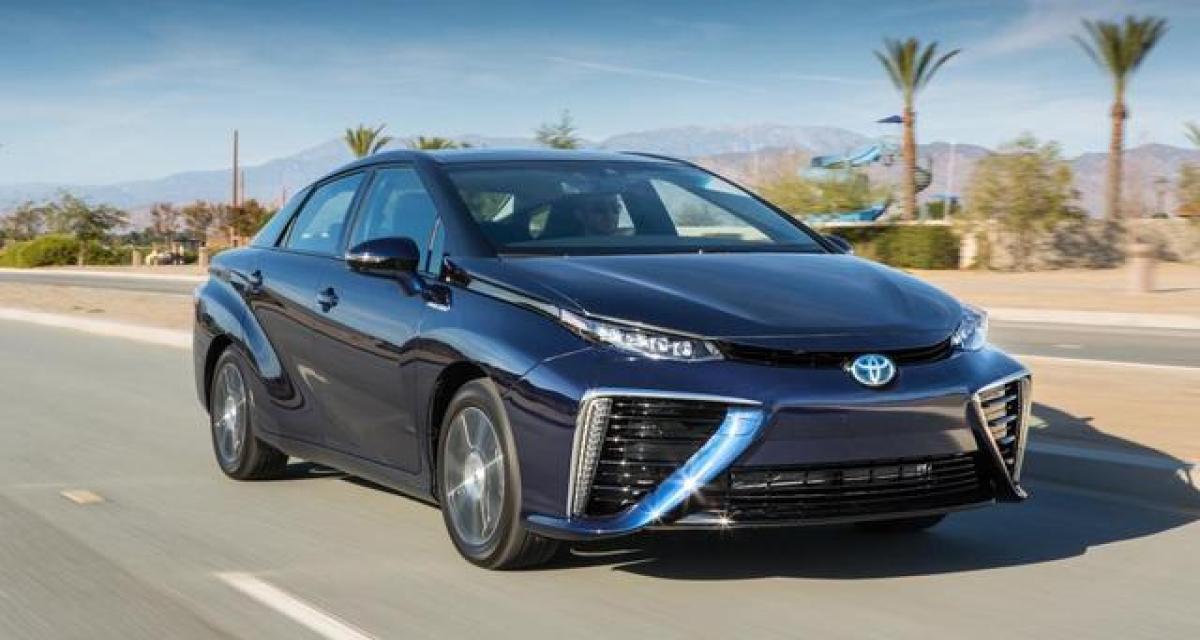 Toyota Mirai : plus de 500 km d'autonomie selon l'EPA
