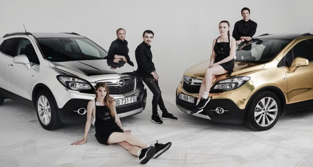 Opel, Mokka, éclair et Guillaume Sanchez