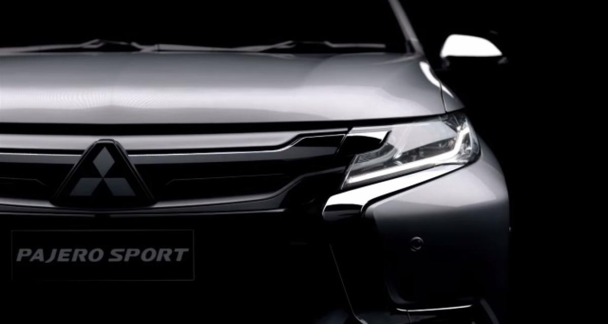 Teaser : Mitsubishi Pajero Sport en vidéo
