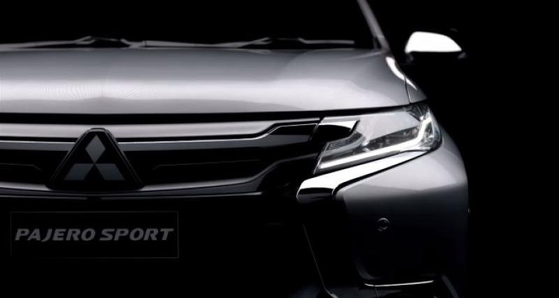  - Teaser : Mitsubishi Pajero Sport en vidéo