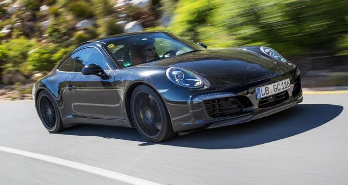 Spyshots officiels : Porsche 911 restylée