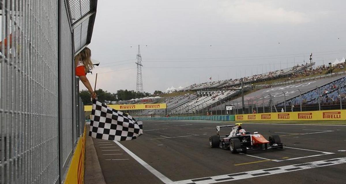 GP3 2015 sur le Hungaroring : Ghiotto bétonne, mais Ocon reste présent