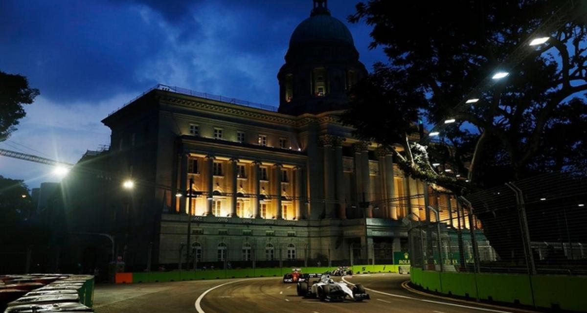 F1 : le tracé du GP de Singapour légèrement modifié