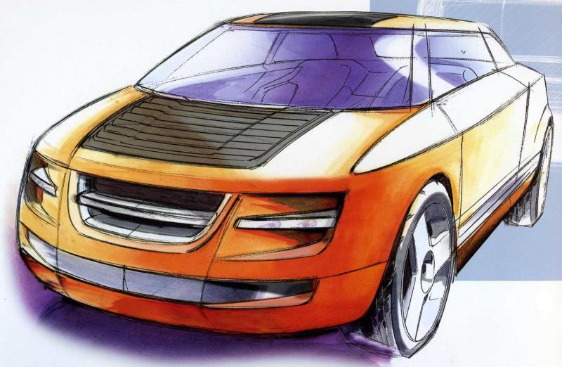  - Les concepts Bertone : Saab Novanta (2002) 1