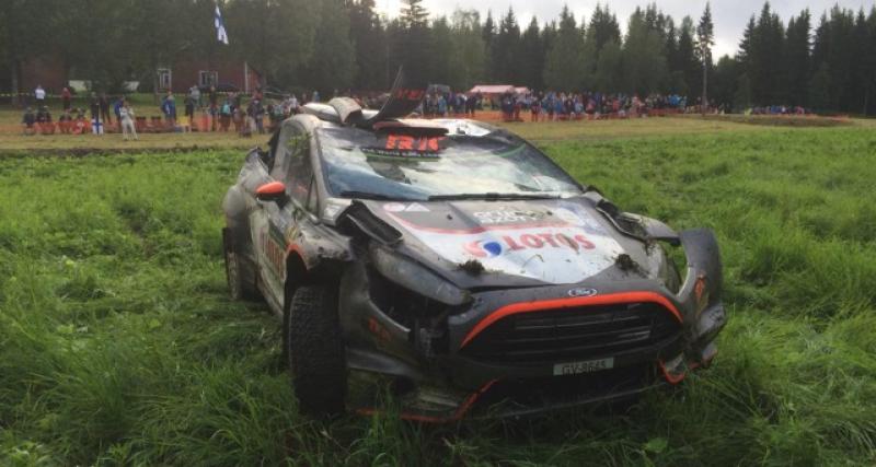  - WRC Finlande 2015 ES15 - ES18 : que de dégats !