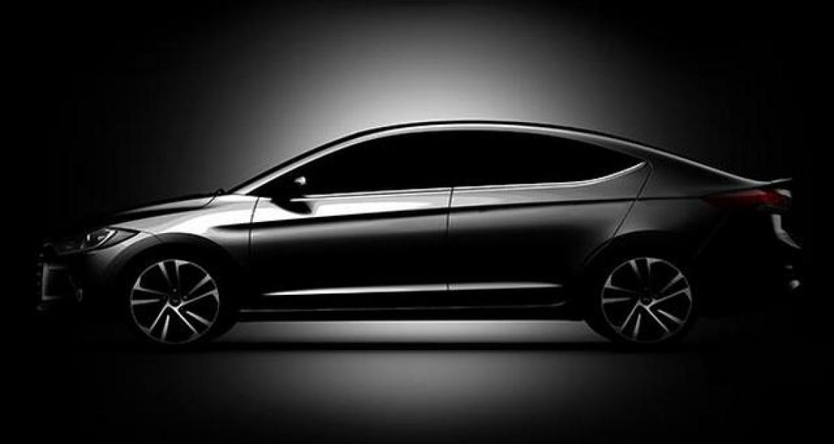 Future Hyundai Elantra : vue latérale