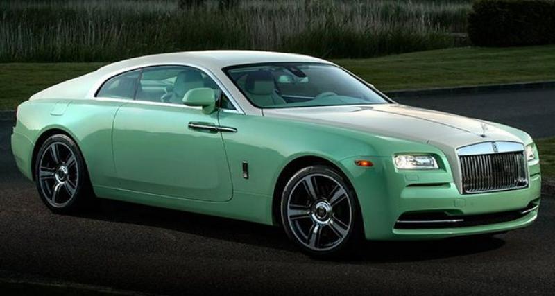  - Rolls-Royce Wraith Pearl Jade : unique