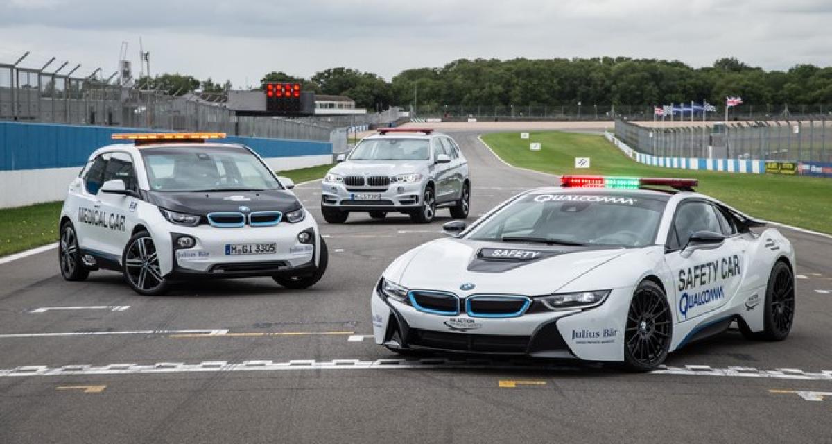 BMW et la Formula E : i8, i3 et X5 xDrive40e au service