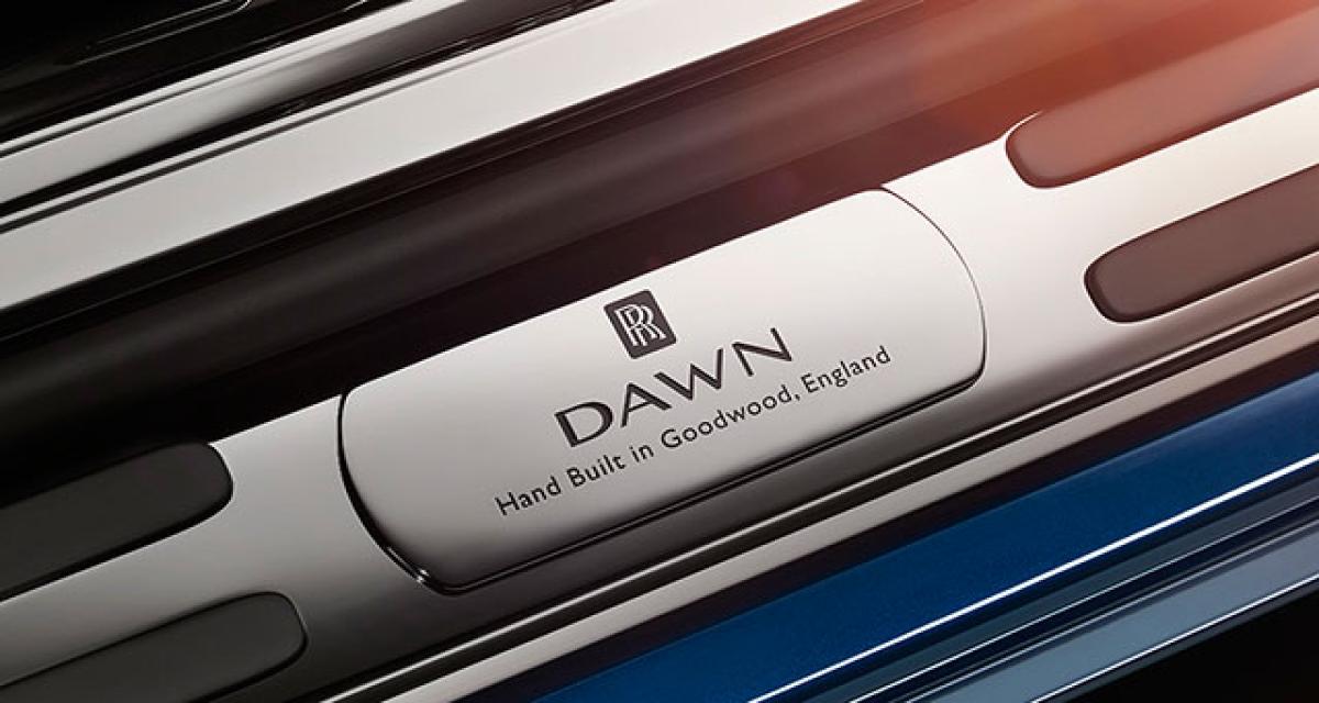 La Rolls-Royce Dawn se dévoilera le 8 septembre
